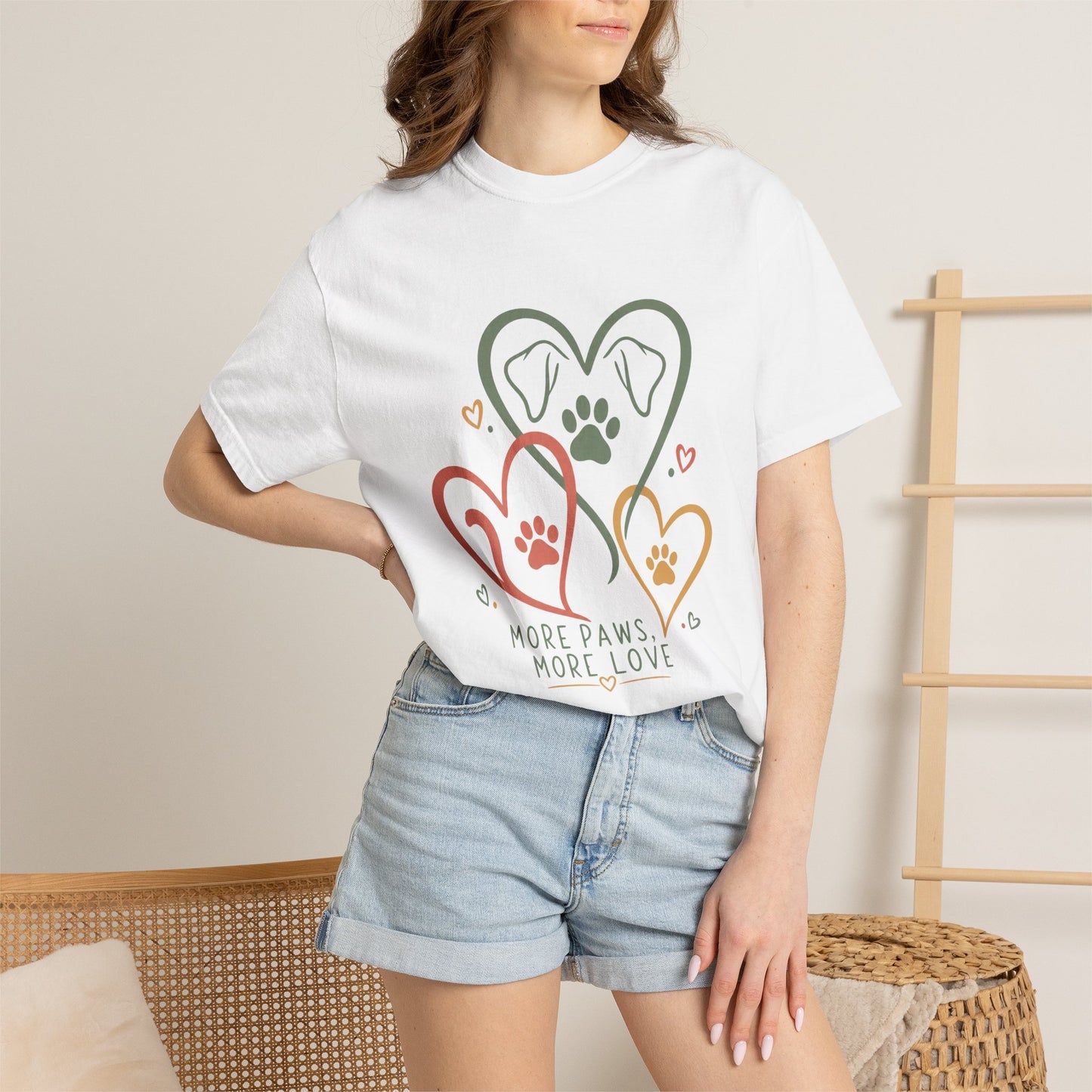 More Paws More Love — Cute Pet Lover T-Shirt