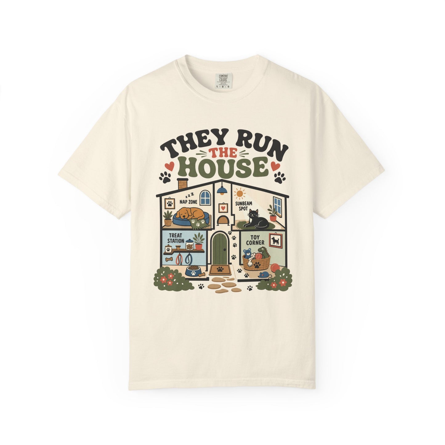They Run the House Pet Parent - Cute Pet Lover T-Shirt