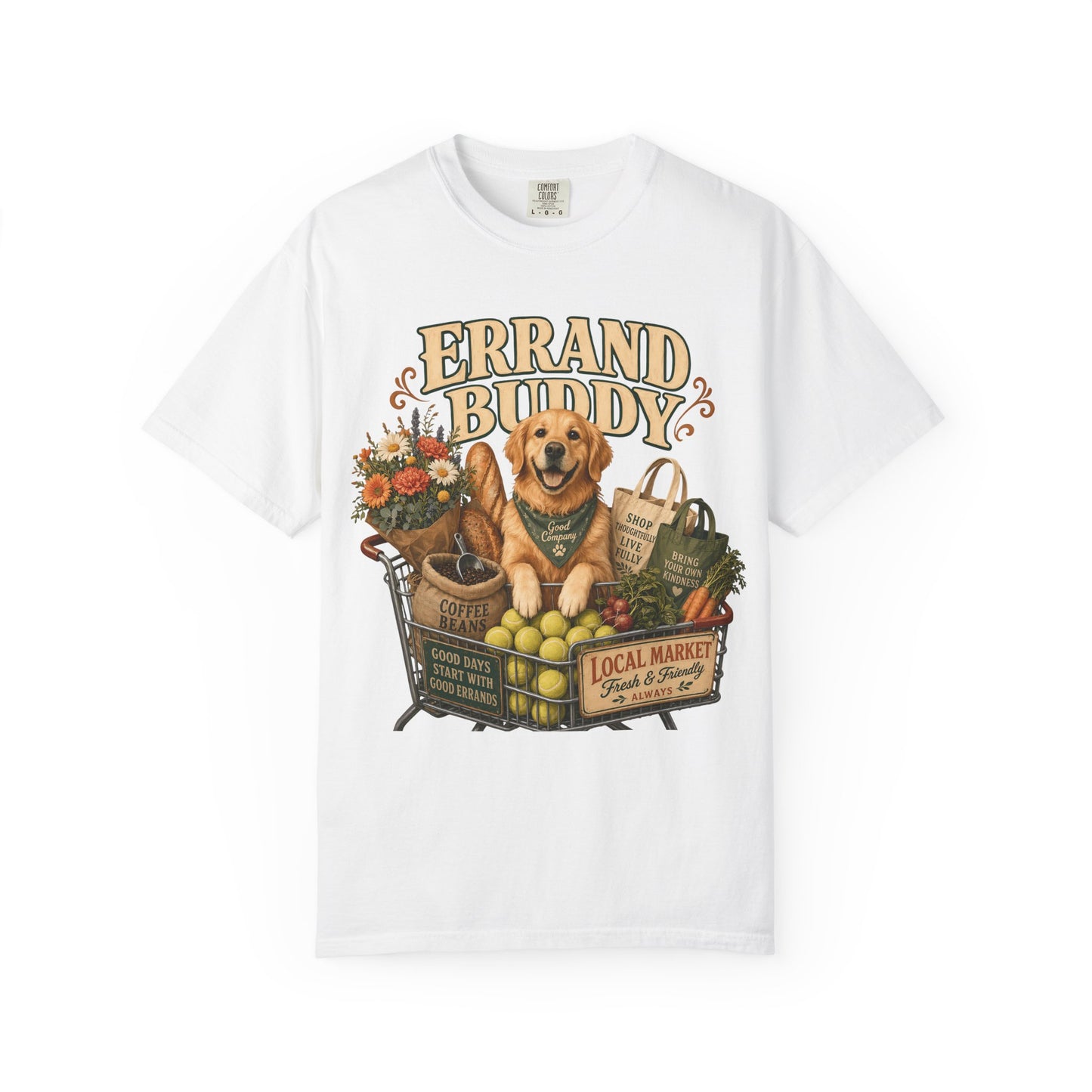 Errand Buddy Dog Mom — Cute Pet Lover T-Shirt