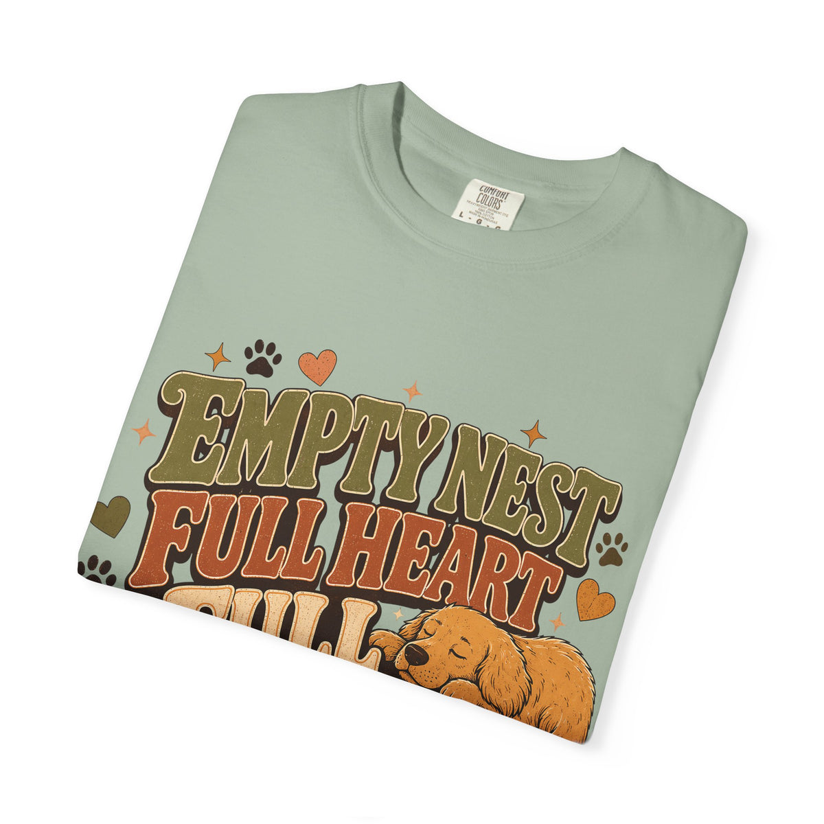 Empty Nest Full Heart Full Sofa Dog and Cat T-Shirt