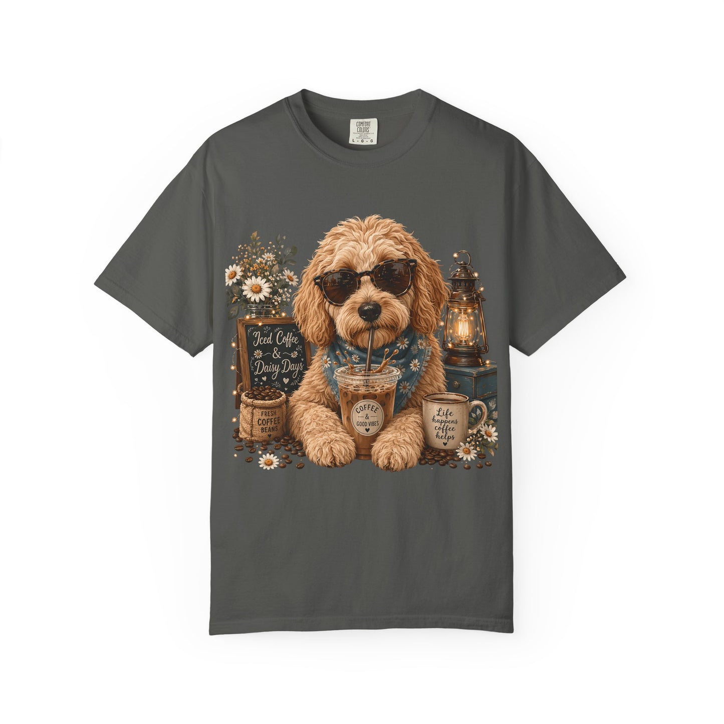 Cute Doodle Iced Coffee - Cute Pet Lover T-Shirt