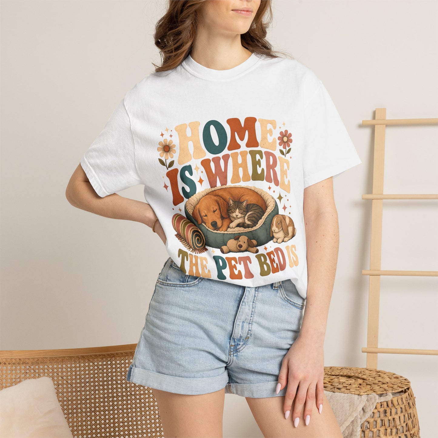 Home Is Where The Pet Bed Is T-Shirt