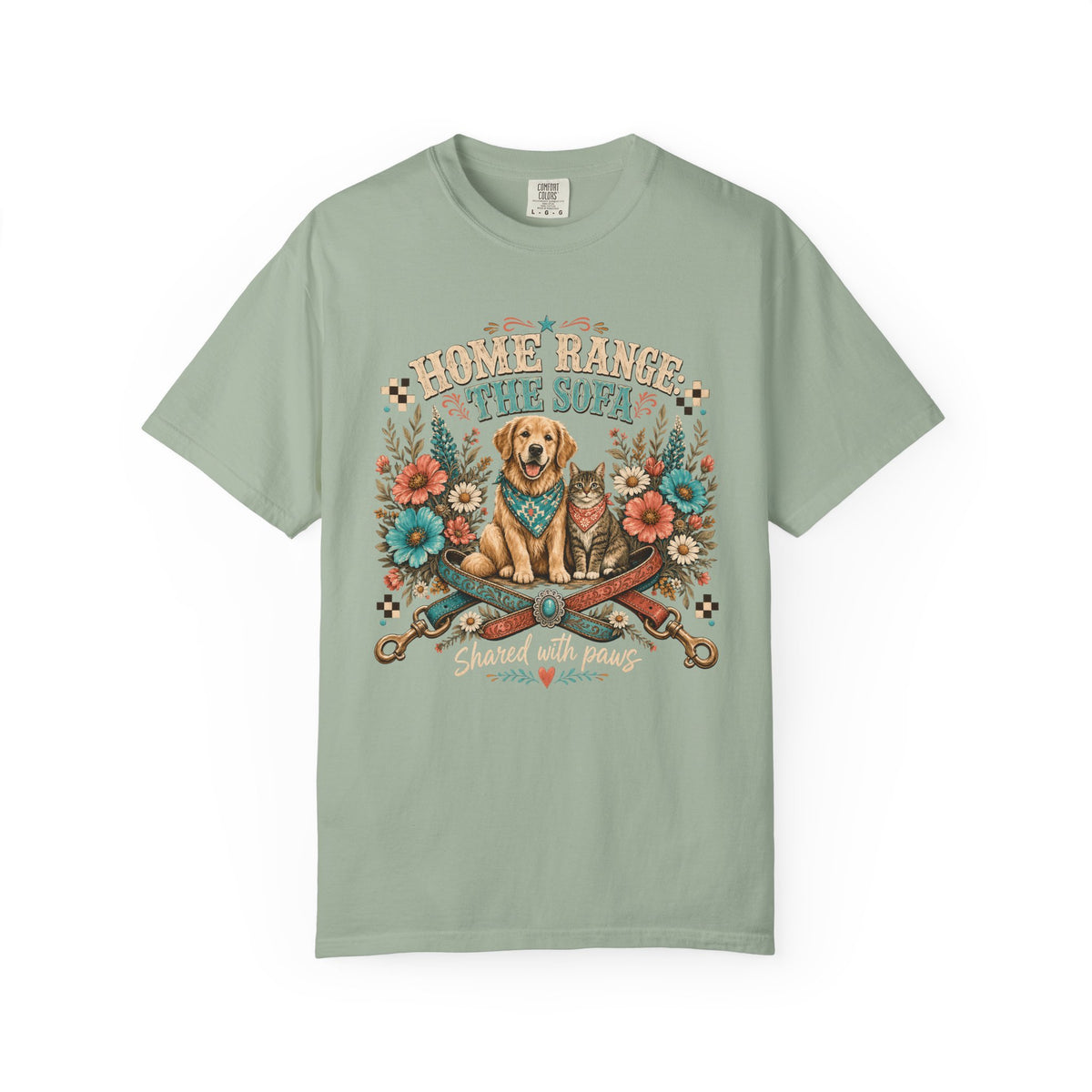 Home Range The Sofa Dog and Cat T-Shirt – Western Pet Parent Tee
