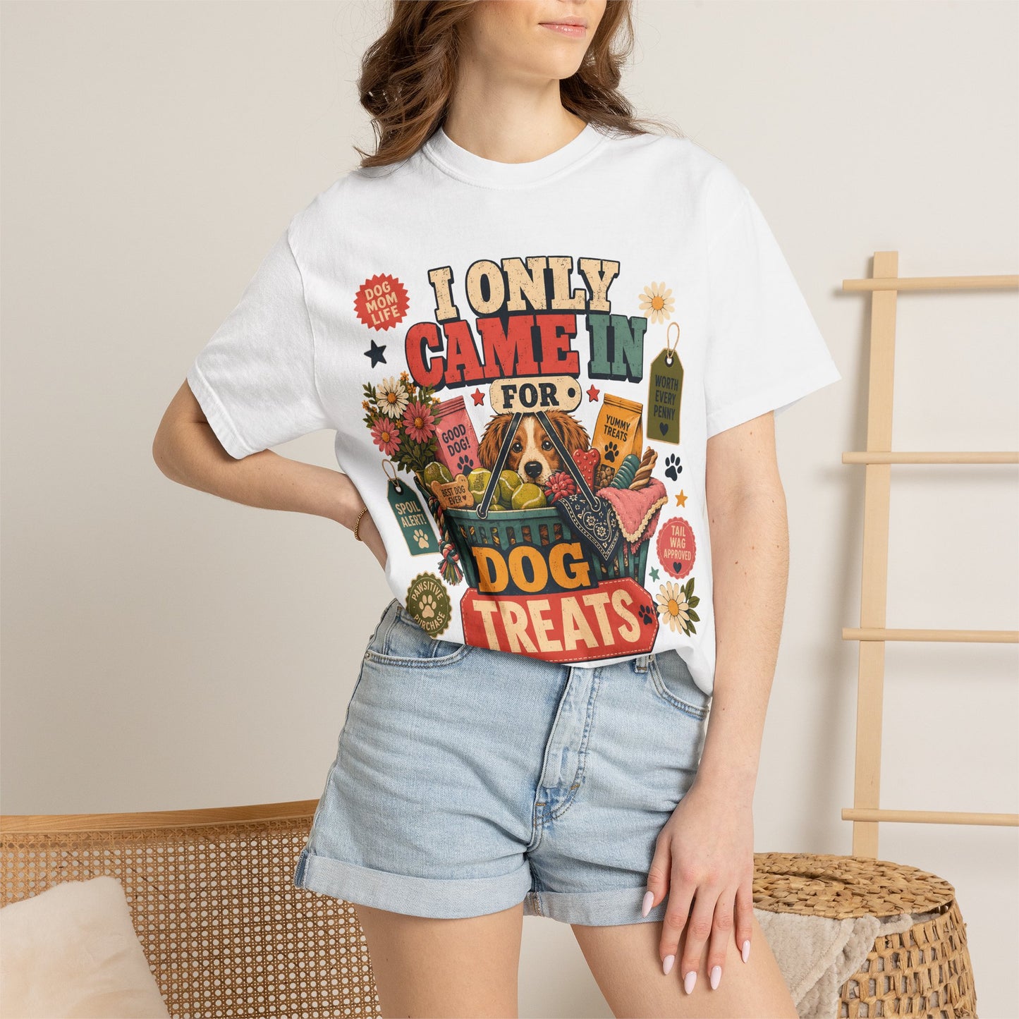 I Only Came in for Dog Treats — Cute Pet Lover T-Shirt