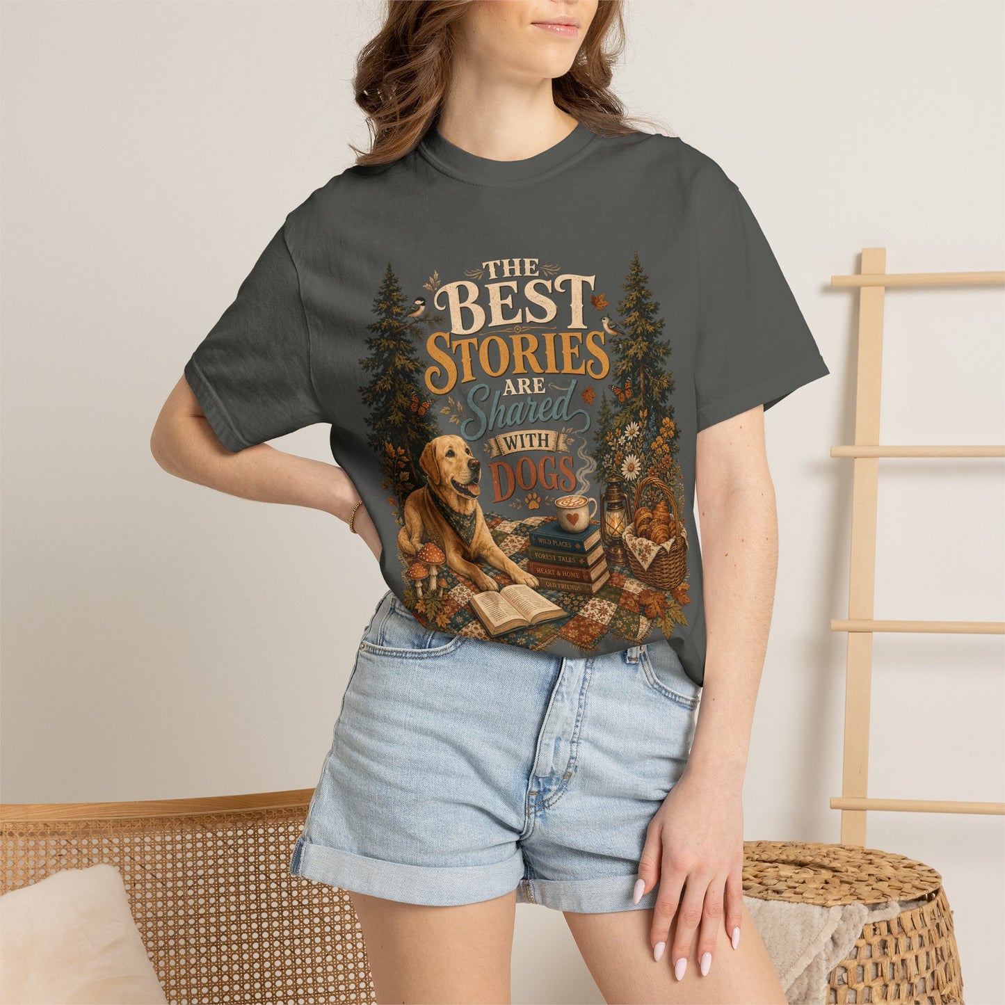 Best Stories Are Shared With Dogs T-Shirt