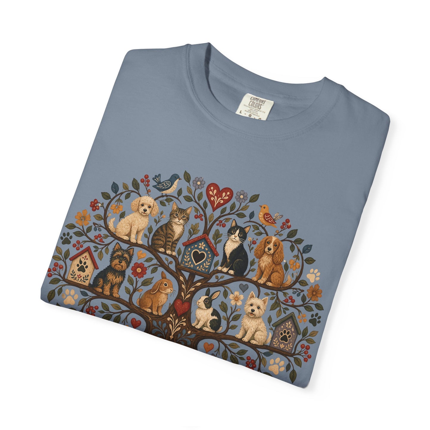Our Family Tree Has Paws Shirt, Dog & Cat Lover T-Shirt