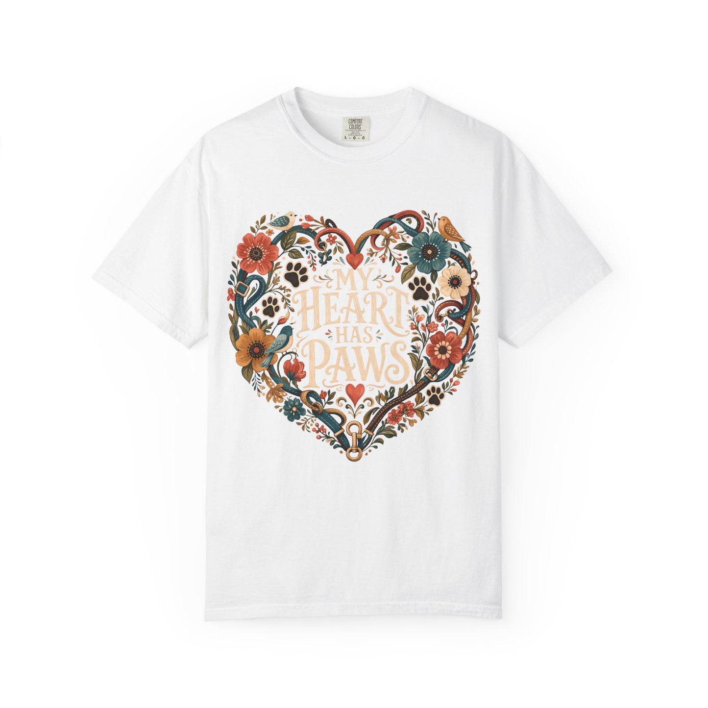 My Heart Has Paws — Cute Pet Lover T-Shirt