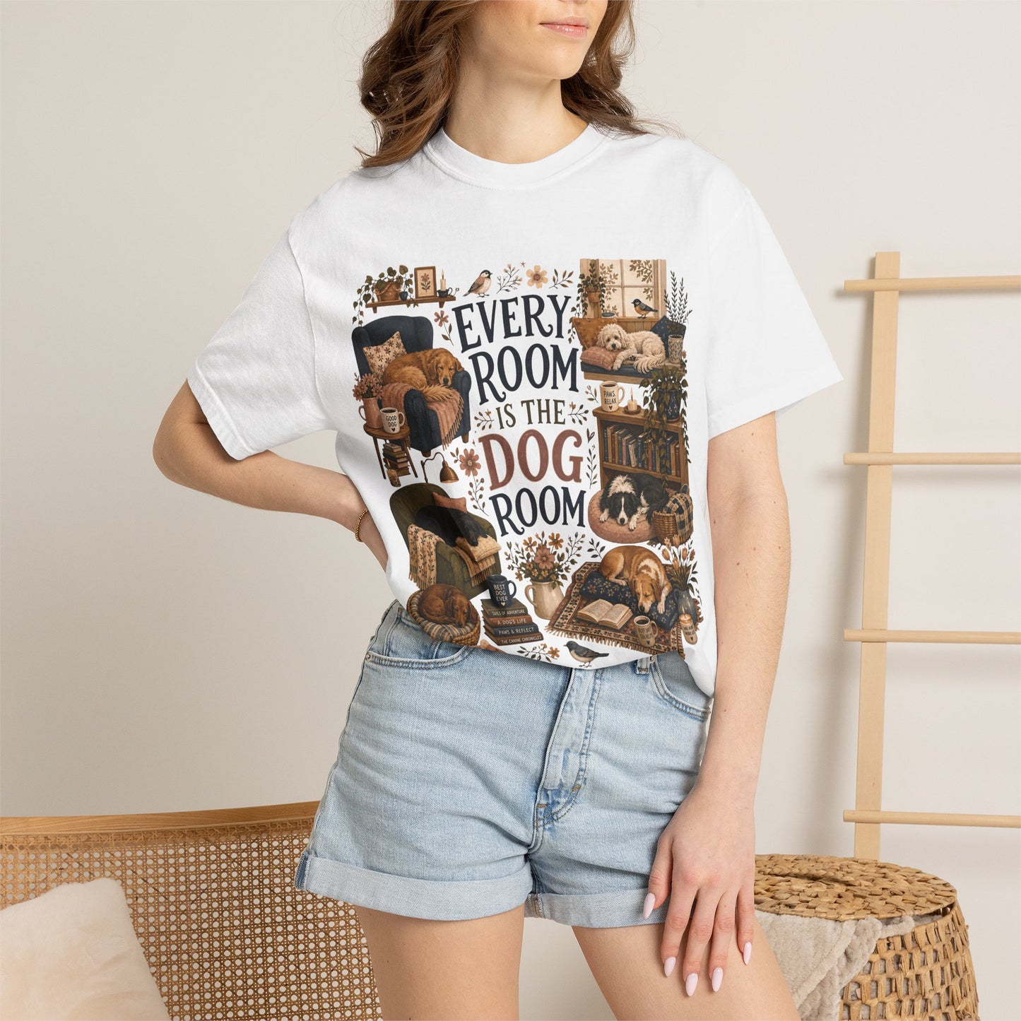 Every Room Is the Dog Room T-Shirt Dog Mom