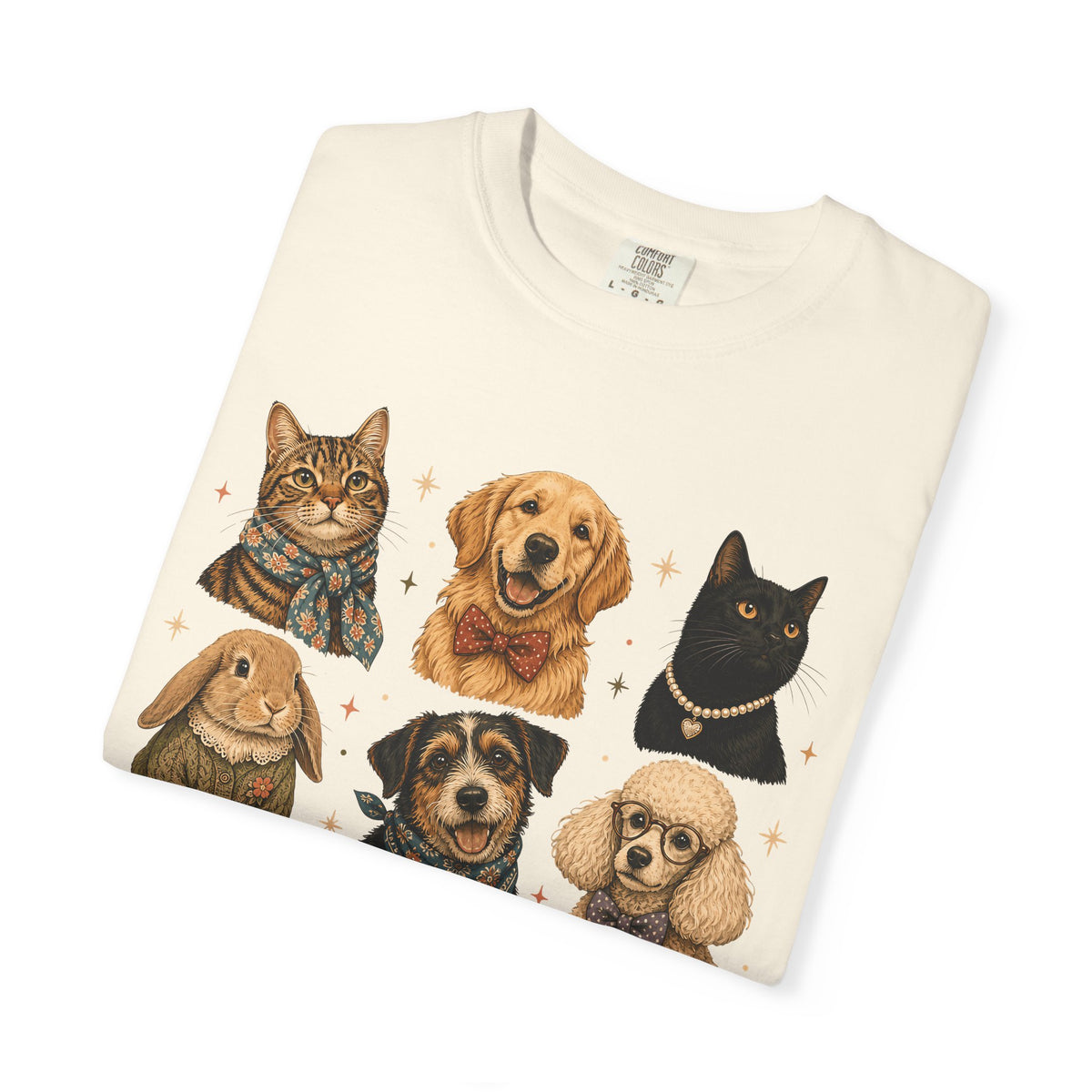 Chic Pet Portrait Gallery T-Shirt