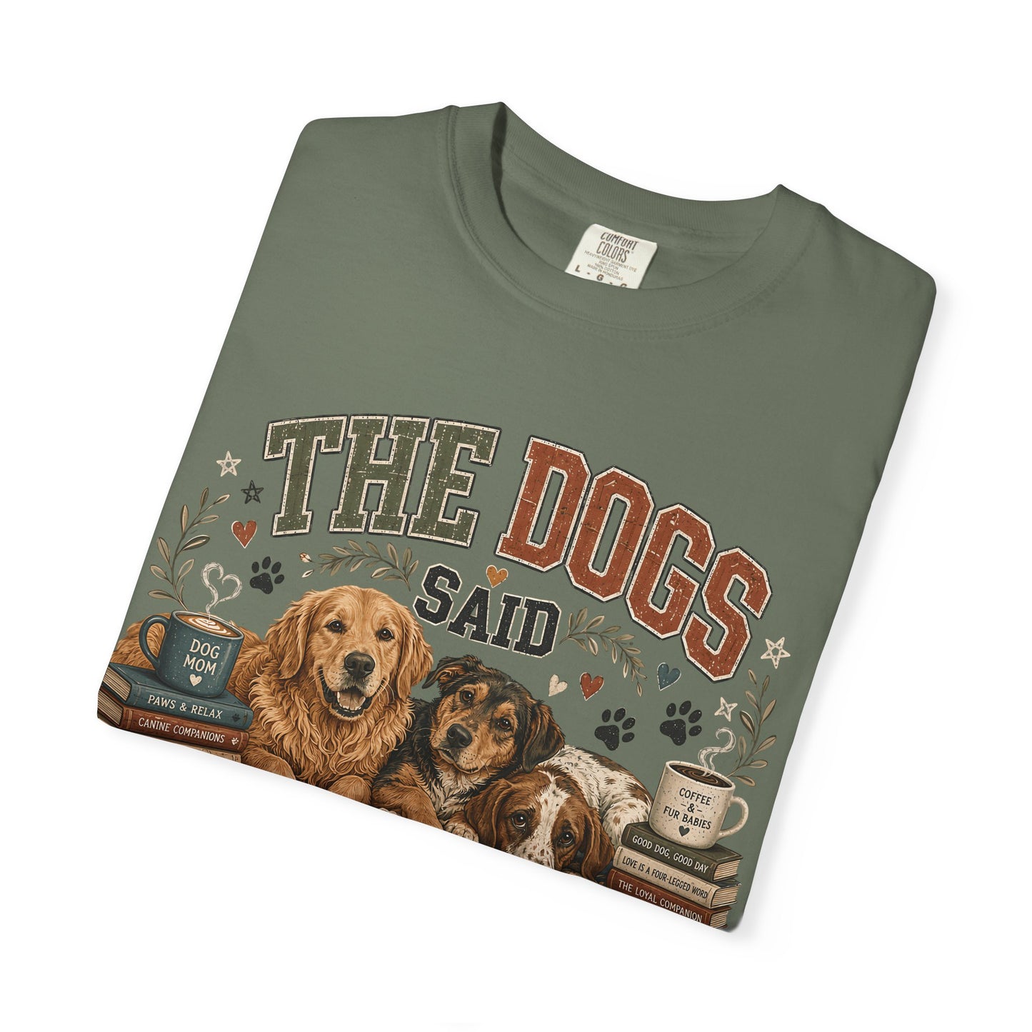 Dog Mom Staying Home Graphic - Cute Pet Lover T-Shirt