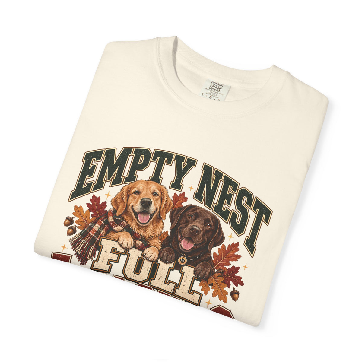 Empty Nest Full Leashes T-Shirt – Funny Empty Nester Dog Lover Tee