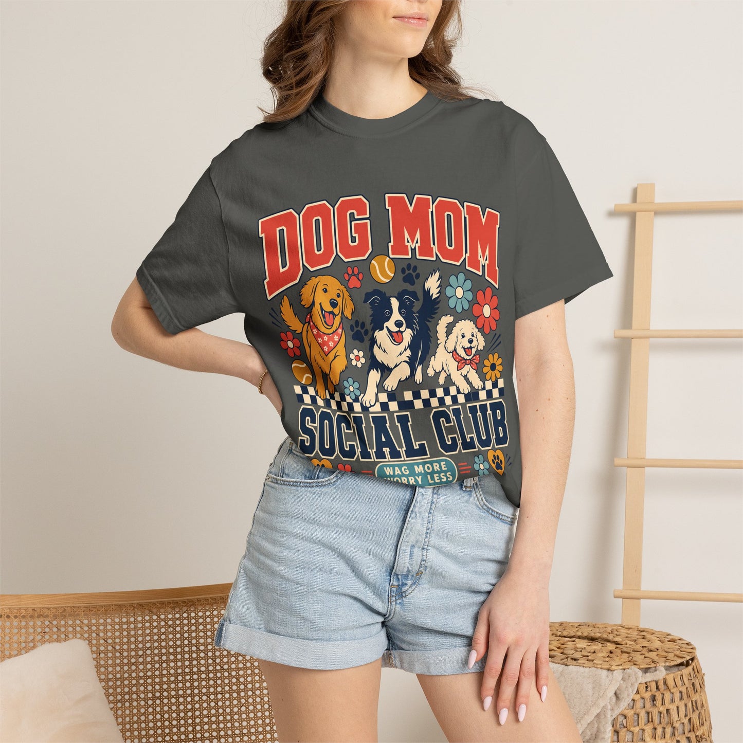 Dog Mom Social Club — Cute Pet Lover T-Shirt