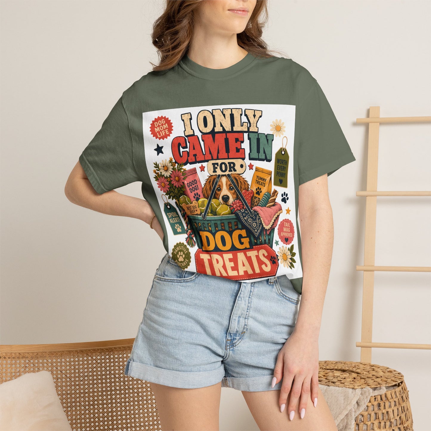 I Only Came in for Dog Treats — Cute Pet Lover T-Shirt