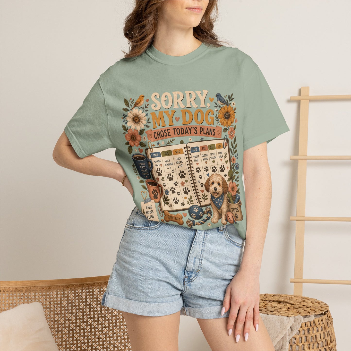 Sorry My Dog Chose Today’s Plans T-Shirt Dog Mom