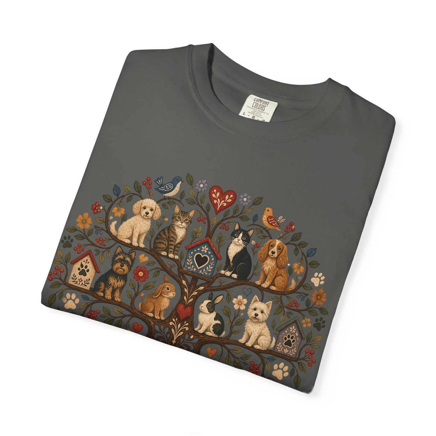 Our Family Tree Has Paws Shirt, Dog & Cat Lover T-Shirt