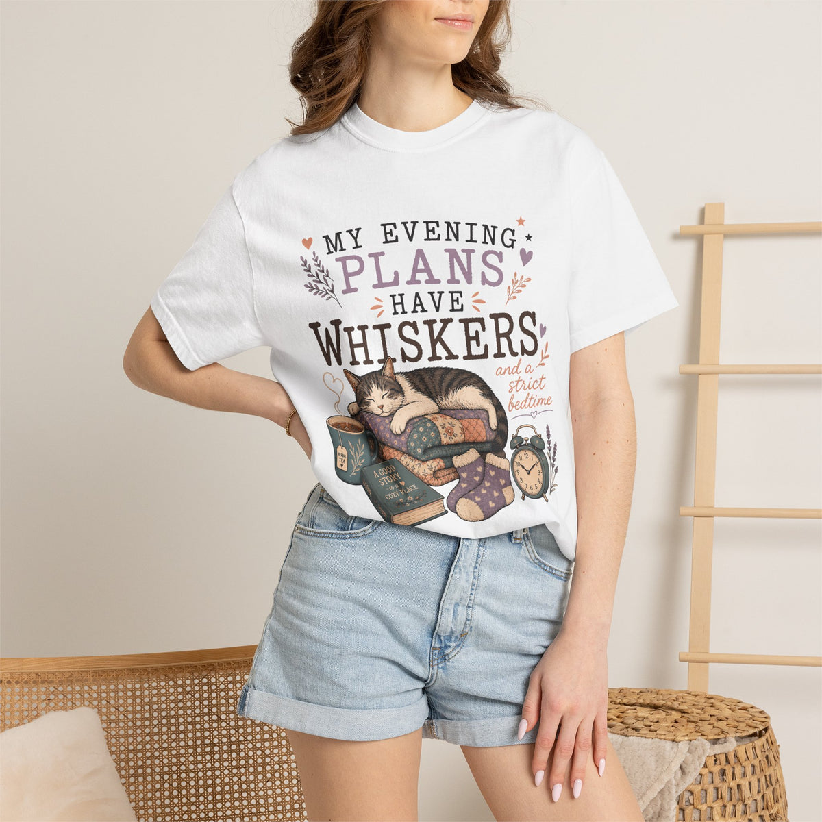 My Evening Plans Have Whiskers T-Shirt