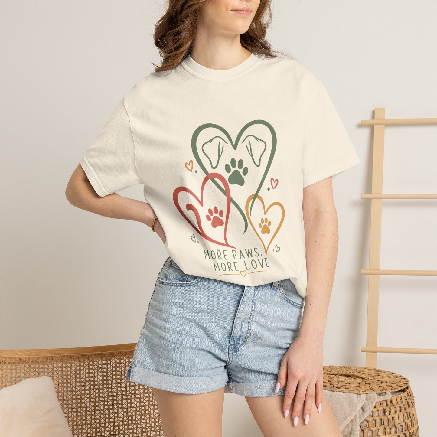 More Paws More Love — Cute Pet Lover T-Shirt