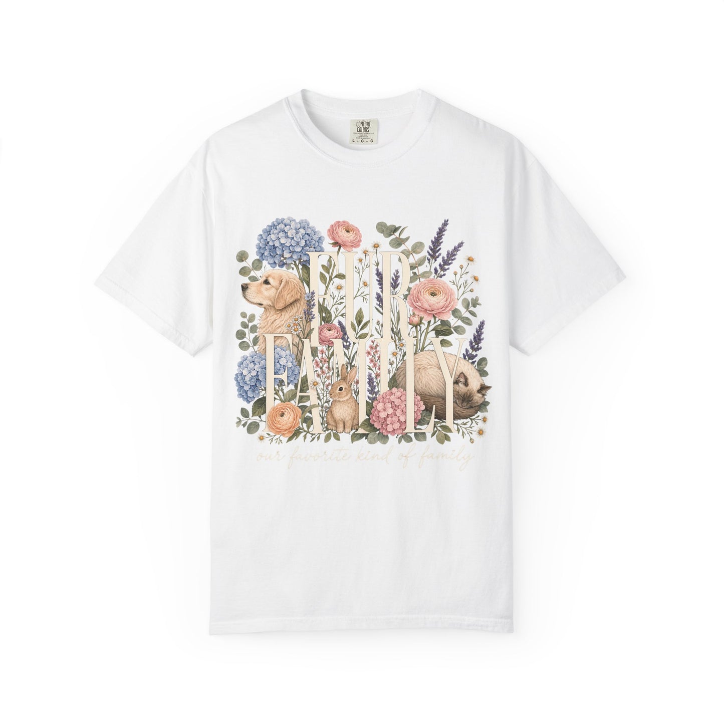 Fur Family Floral -Shirt