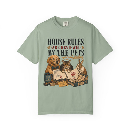 House Rules Reviewed by the Pets T-Shirt