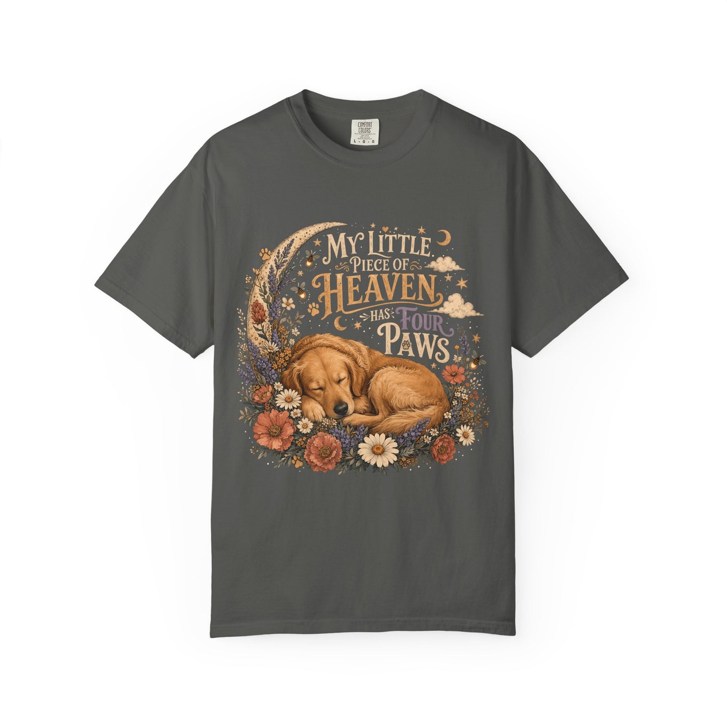 My Little Piece of Heaven Has Four Paws Shirt Pet Loss Gift