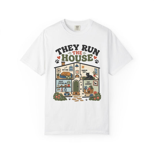 They Run the House Pet Parent - Cute Pet Lover T-Shirt