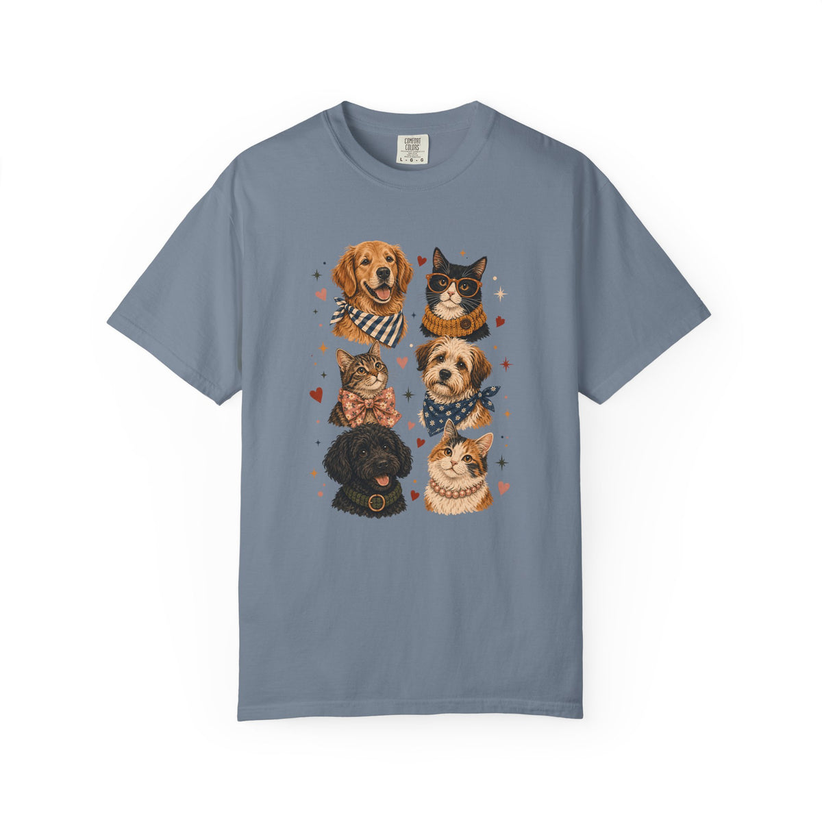 House Full of Paws Dog and Cat T-Shirt – Multi-Pet Parent Graphic Tee