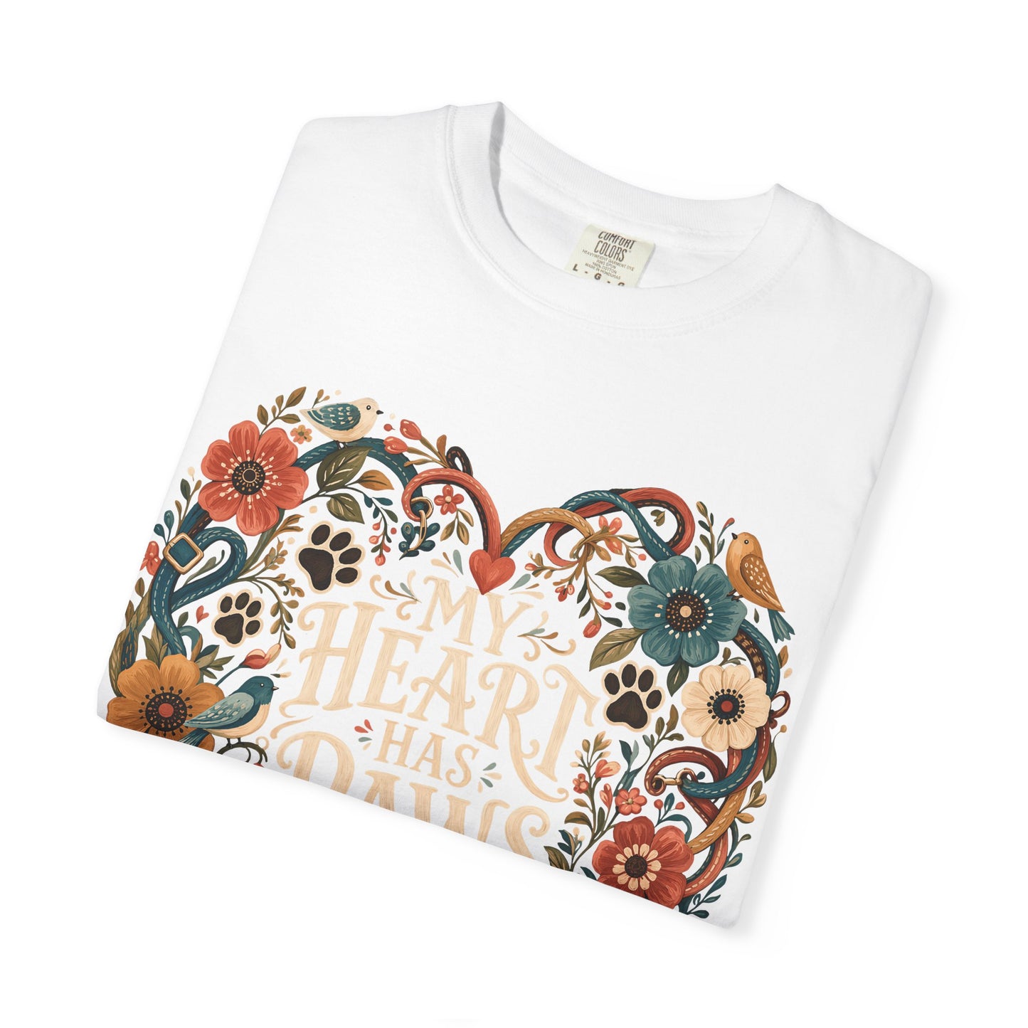 My Heart Has Paws — Cute Pet Lover T-Shirt