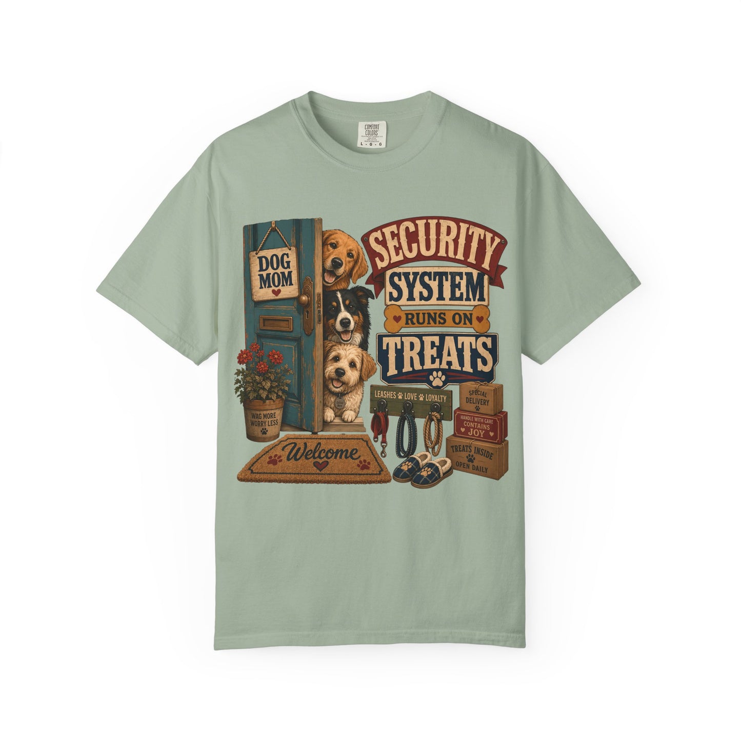 Security System Runs on Treats  — Cute Pet Lover T-Shirt