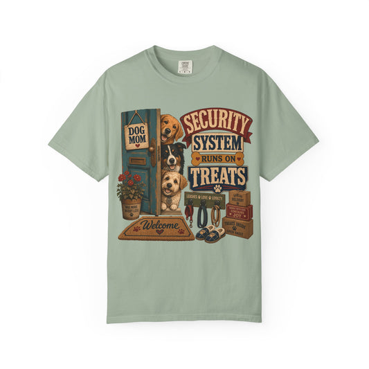 Security System Runs on Treats  — Cute Pet Lover T-Shirt