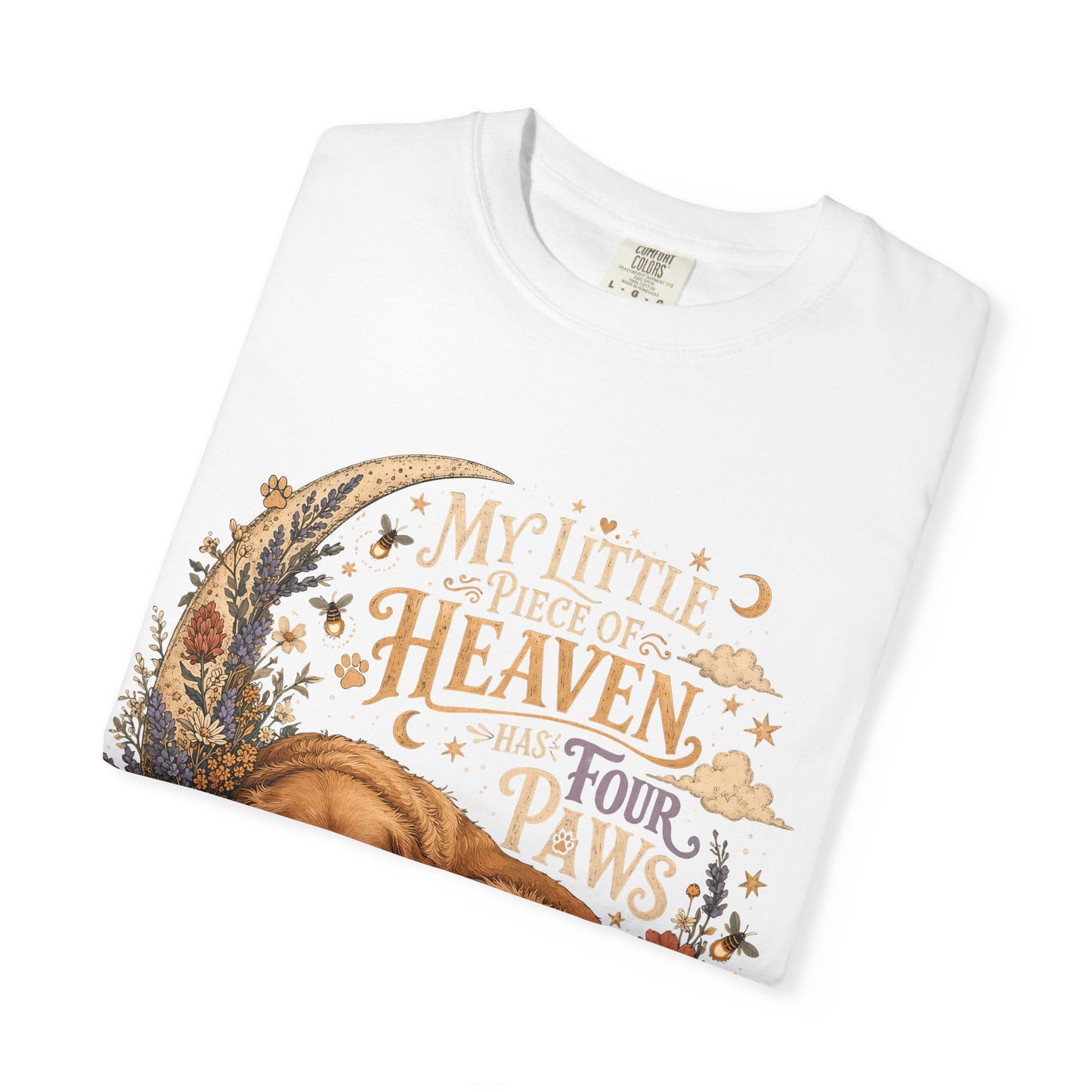 My Little Piece of Heaven Has Four Paws Shirt Pet Loss Gift
