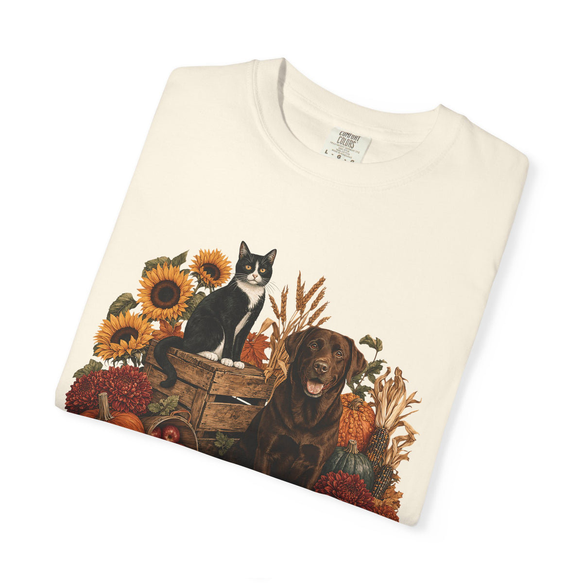 Autumn Paws T-Shirt – Cozy Fall Dog & Cat Lover Shirt