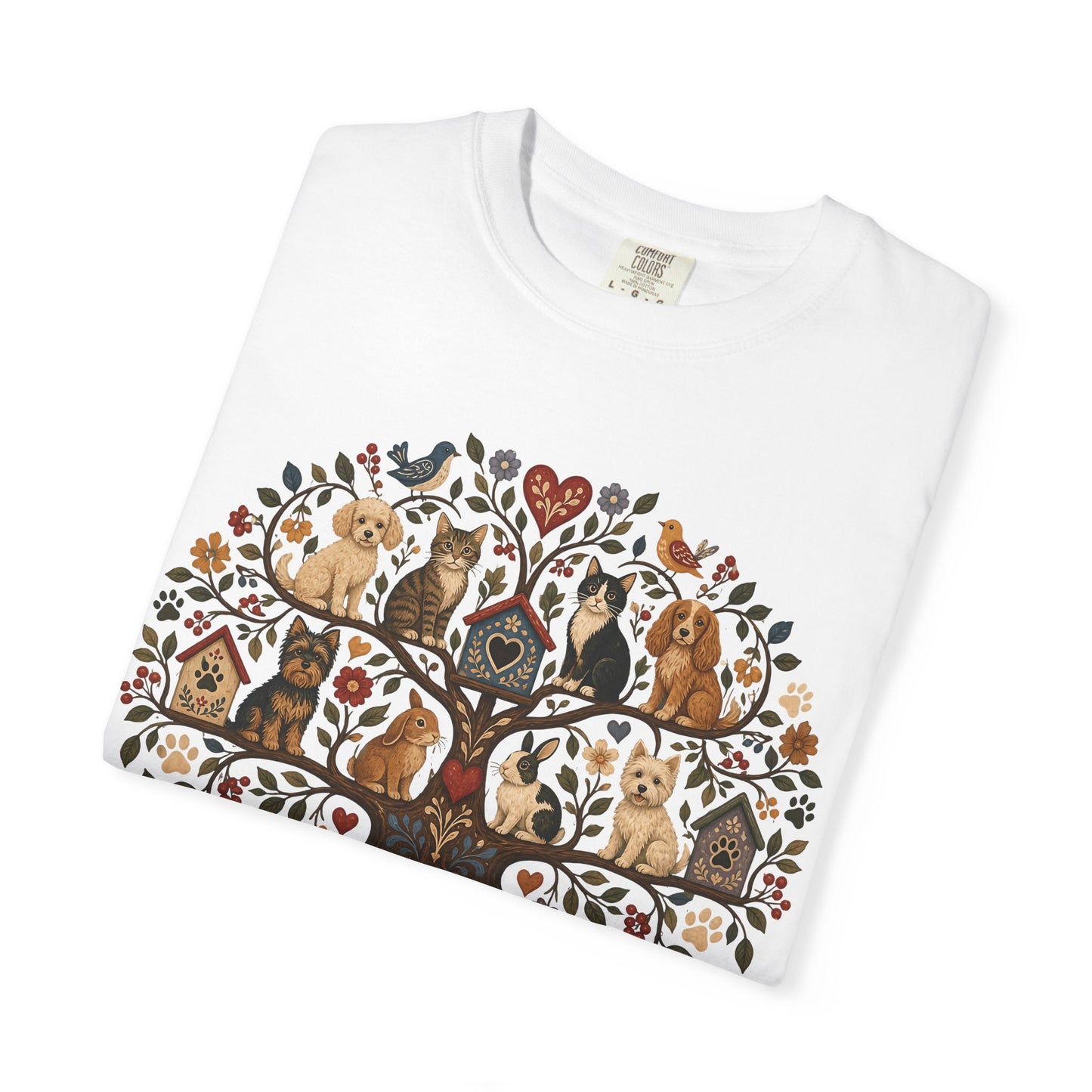 Our Family Tree Has Paws Shirt, Dog & Cat Lover T-Shirt