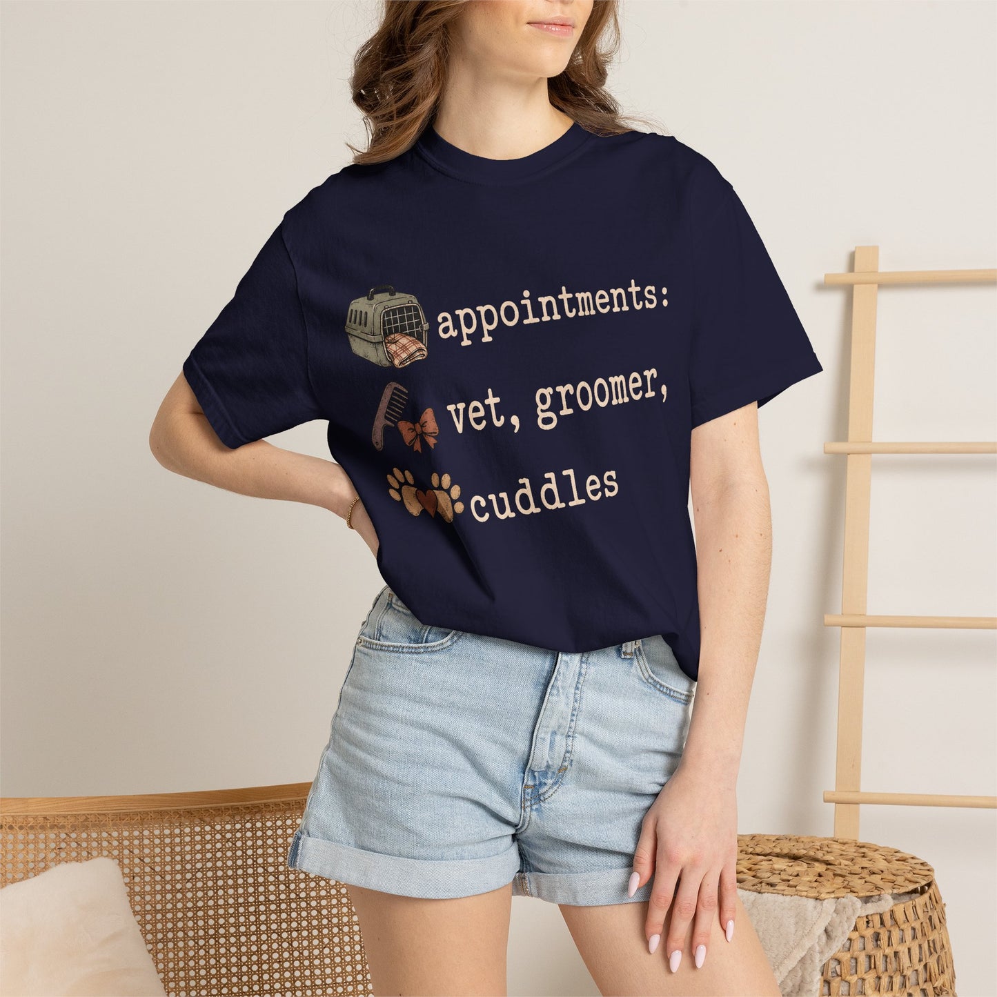 Appointments Vet Groomer Cuddles T-Shirt