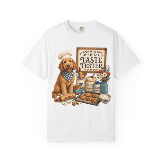 Official Taste Tester Cooking with my Dog — Cute Pet Lover T-Shirt
