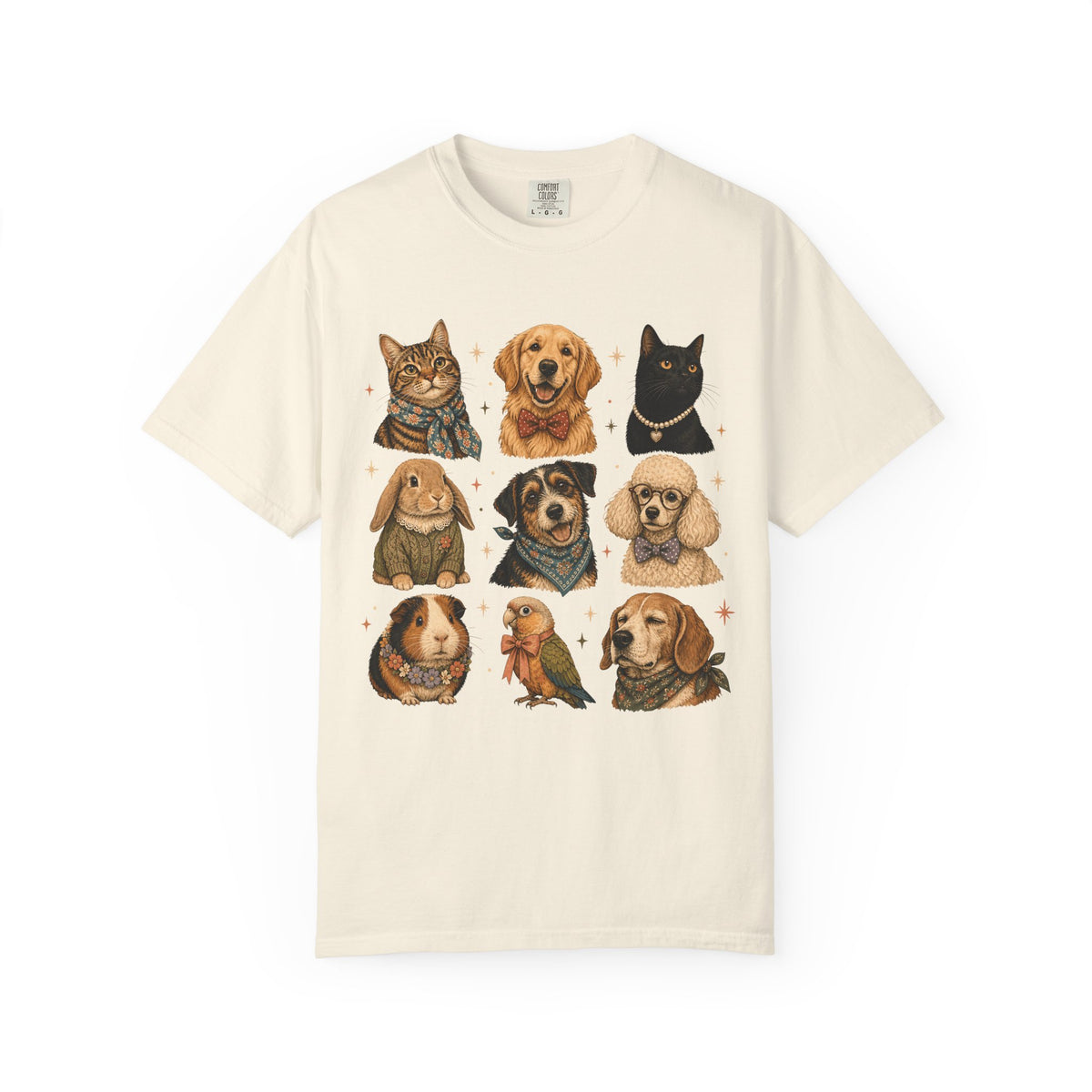 Chic Pet Portrait Gallery T-Shirt