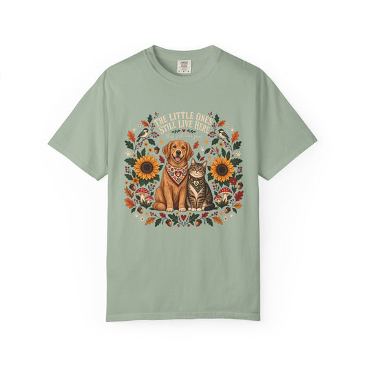 The Little Ones Still Live Here T-Shirt – Dog & Cat Empty Nester Tee