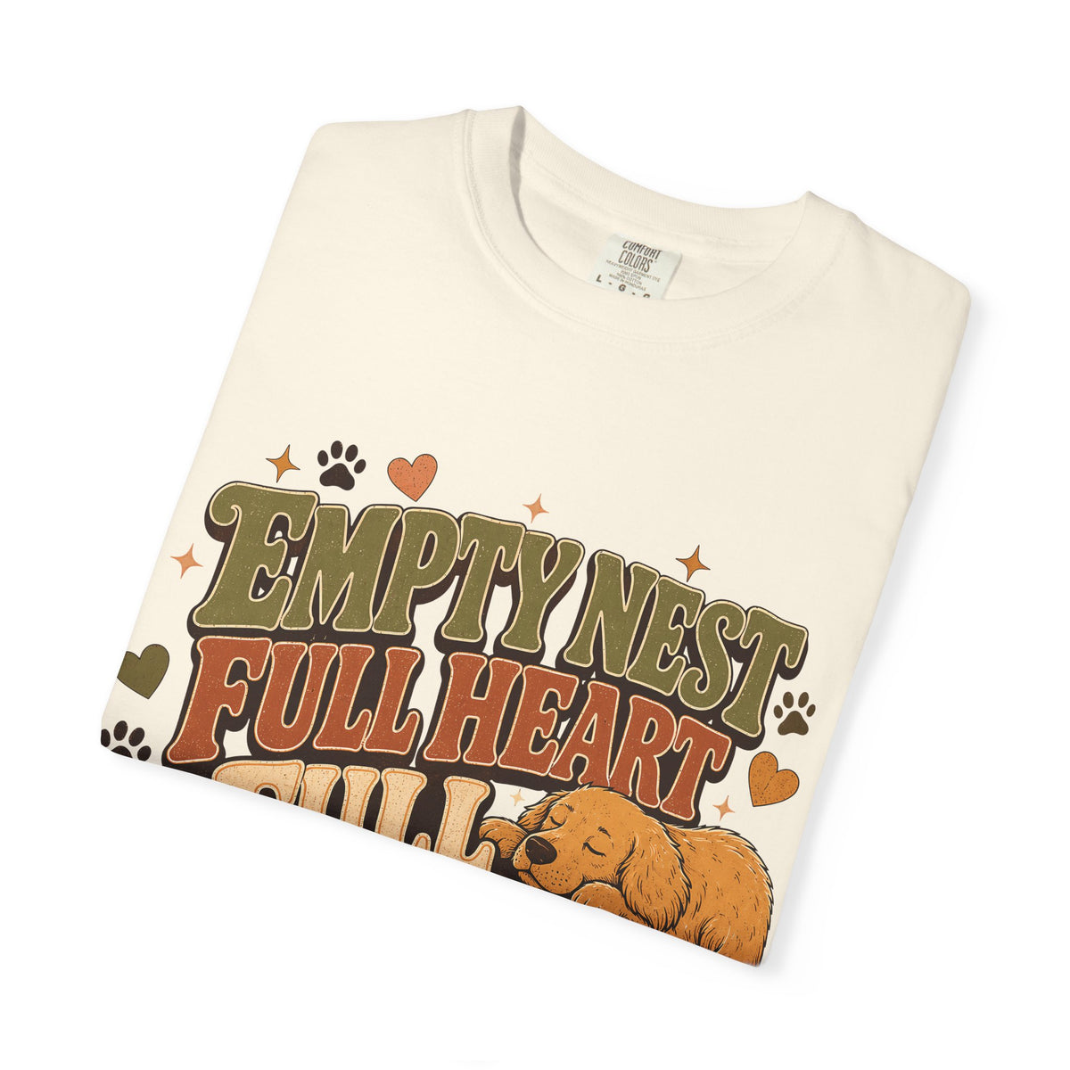 Empty Nest Full Heart Full Sofa Dog and Cat T-Shirt