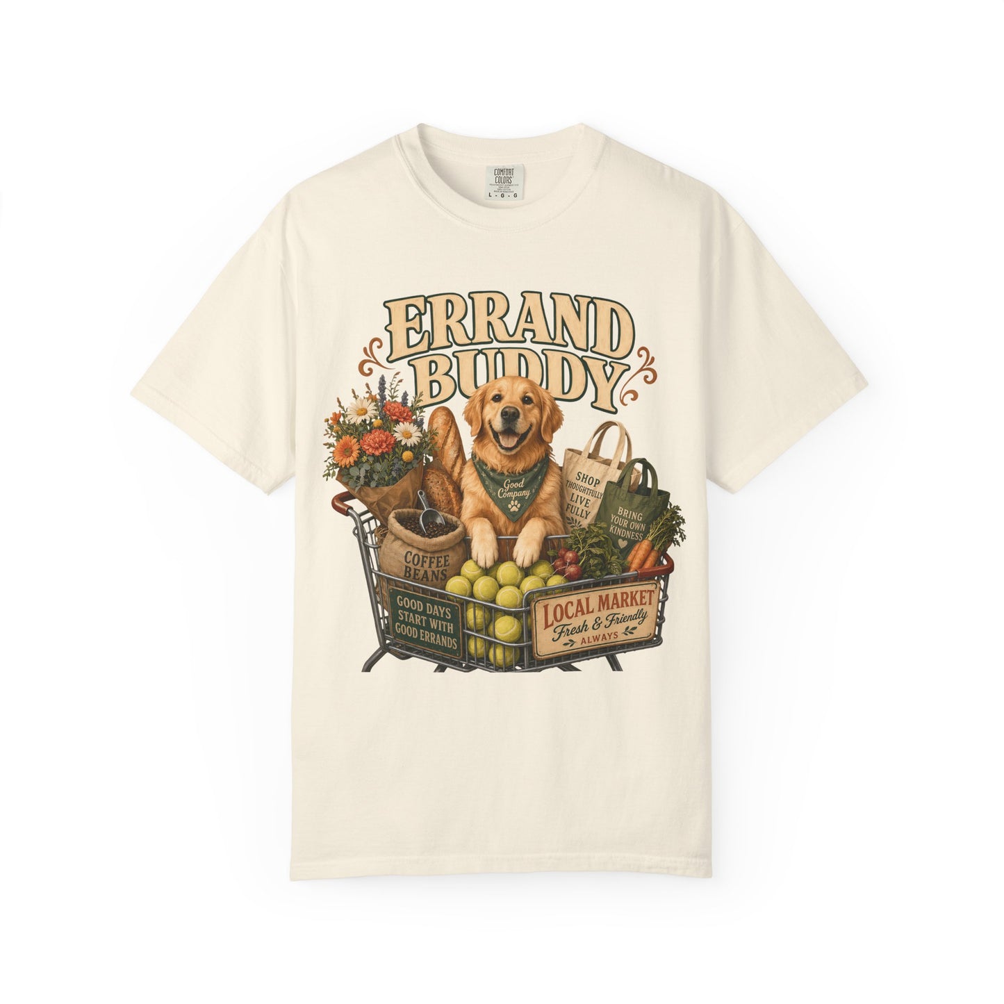Errand Buddy Dog Mom — Cute Pet Lover T-Shirt