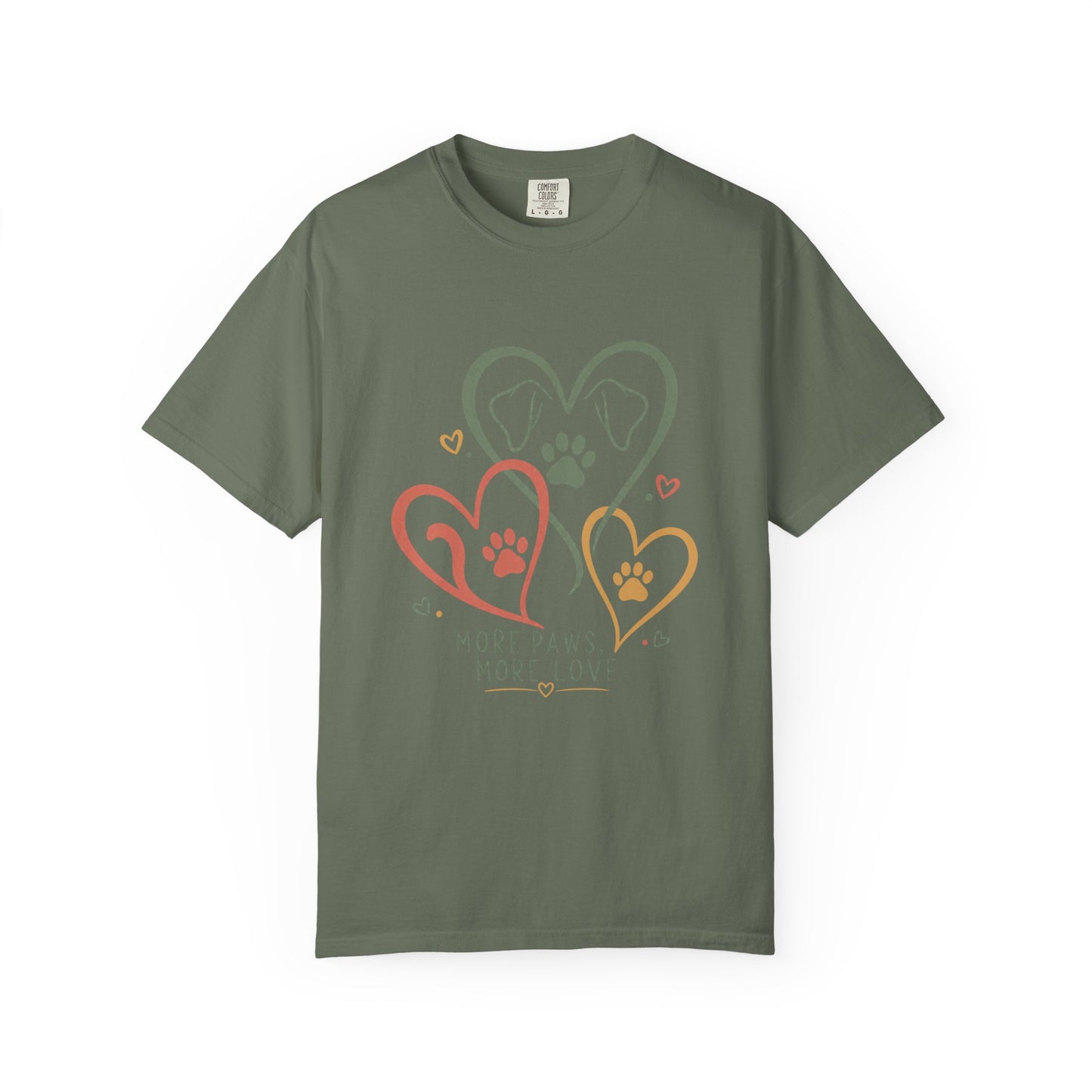 More Paws More Love — Cute Pet Lover T-Shirt