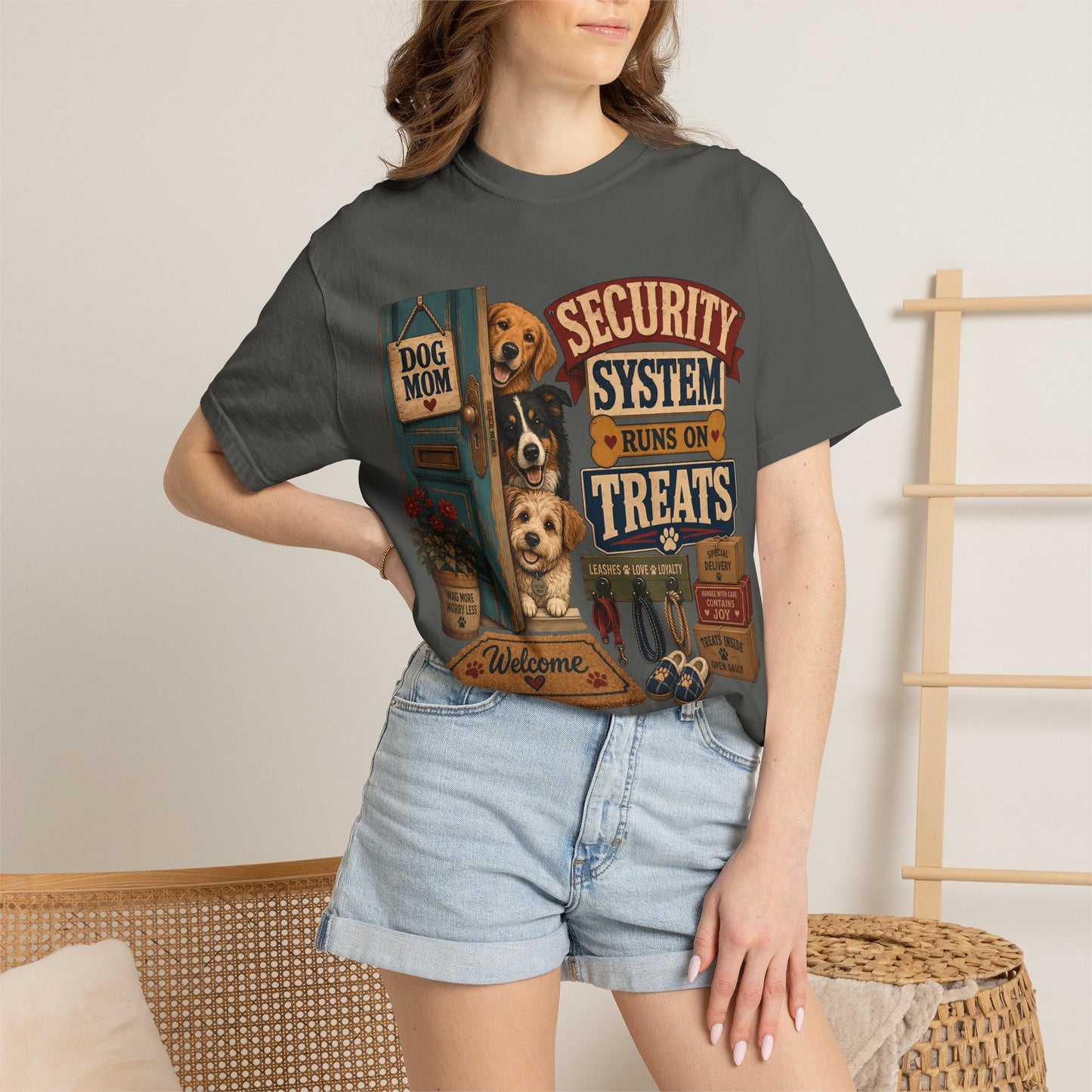 Security System Runs on Treats  — Cute Pet Lover T-Shirt