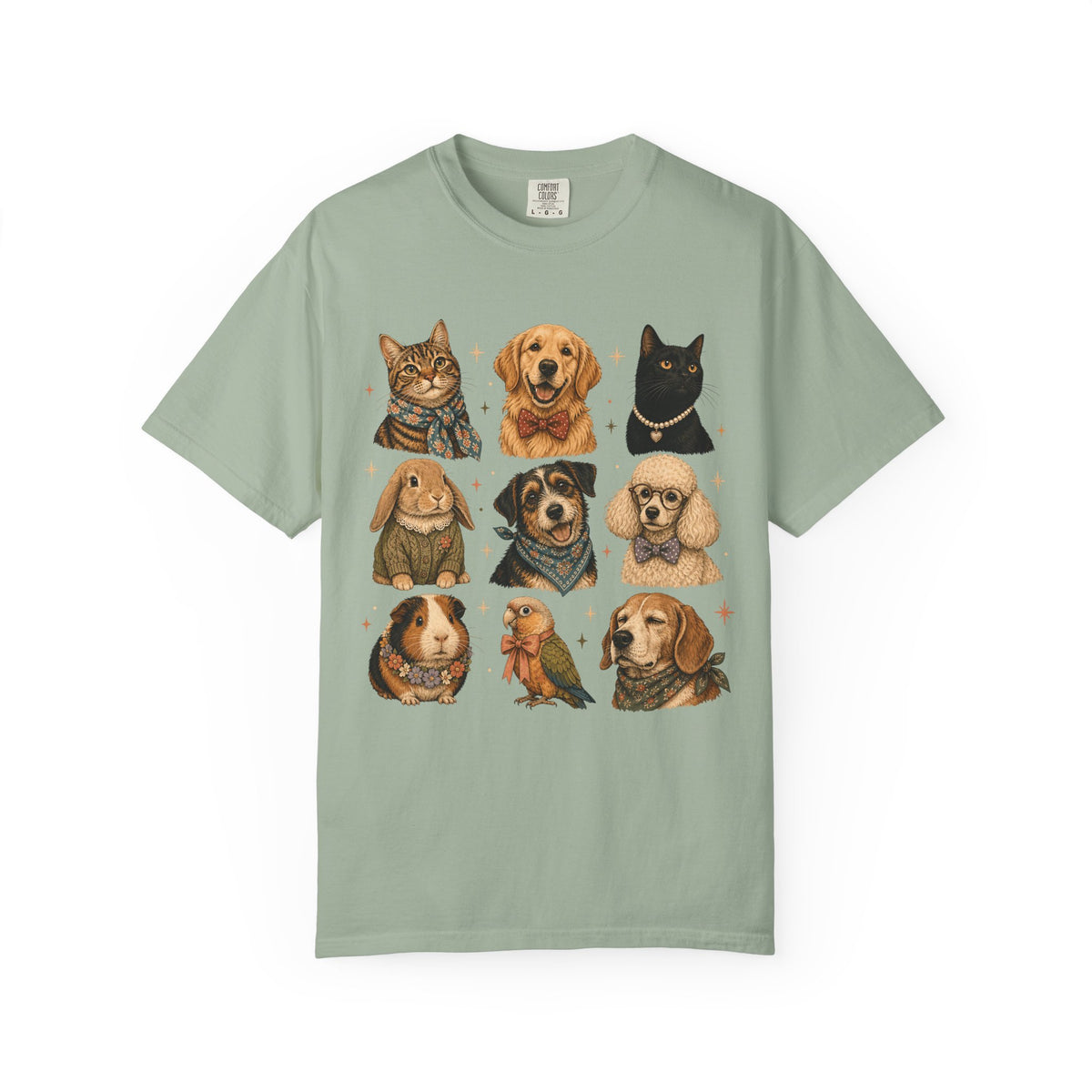 Chic Pet Portrait Gallery T-Shirt