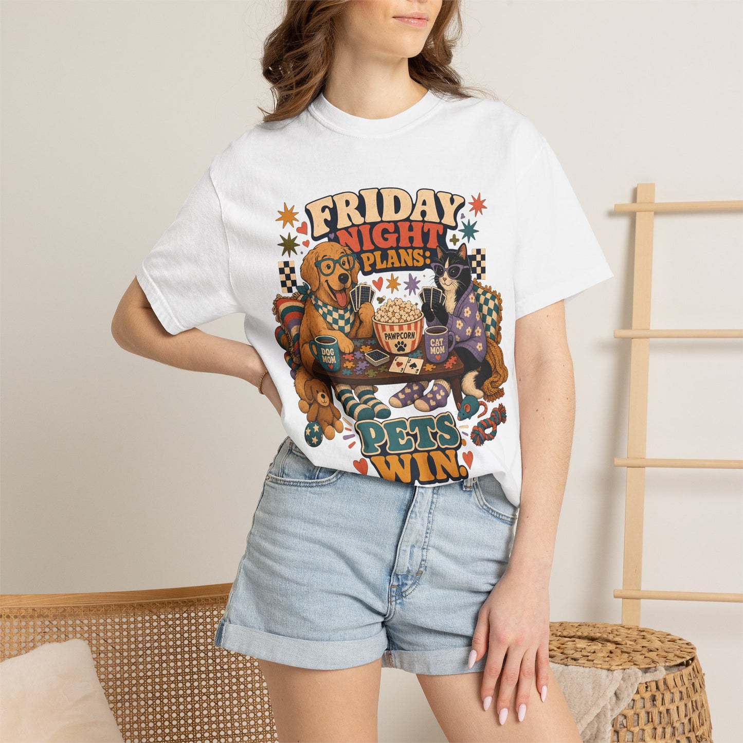 Friday Night Plans Pets — Cute Pet Lover T-Shirt