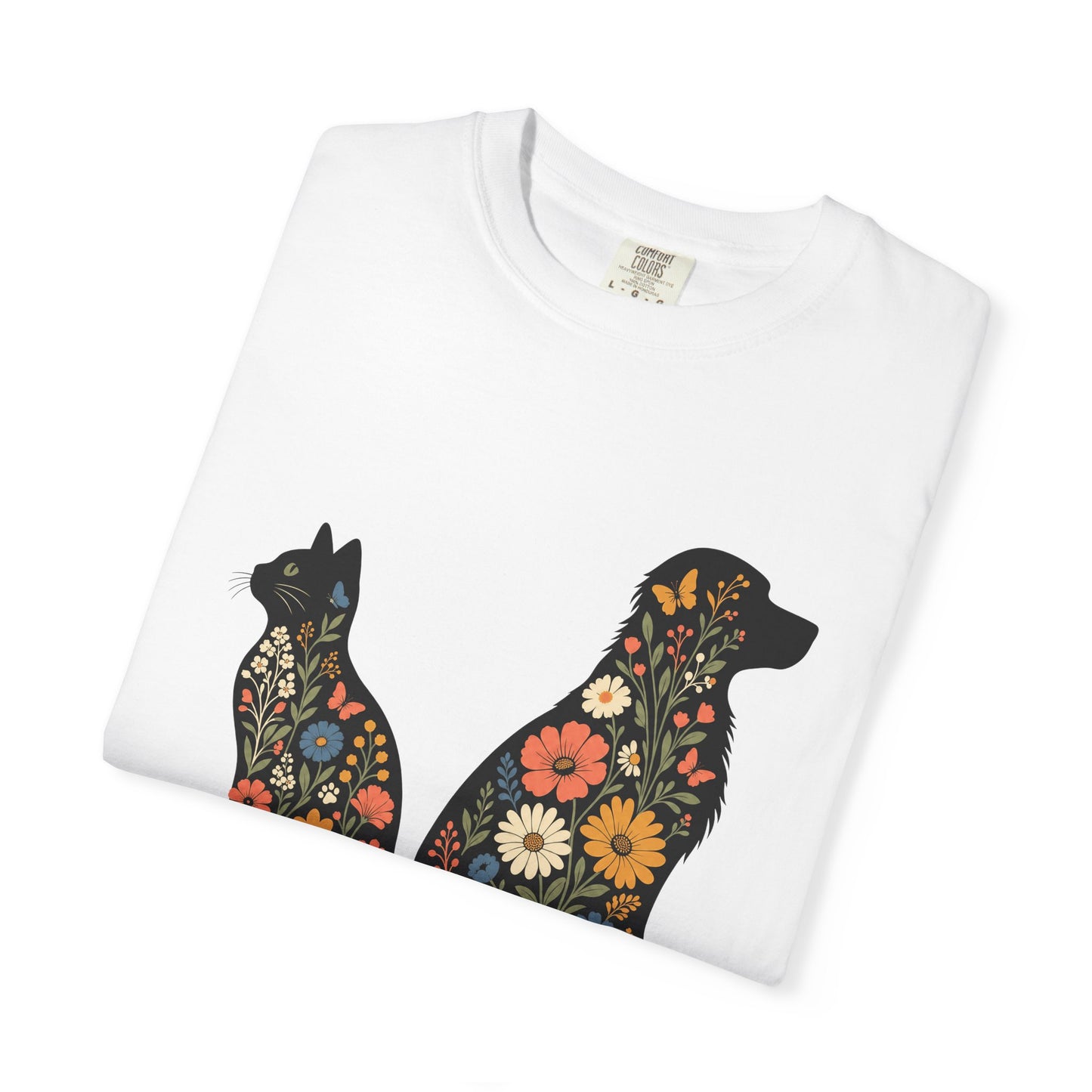 Botanical Dog and Cat Lover — Cute Pet Lover T-Shirt