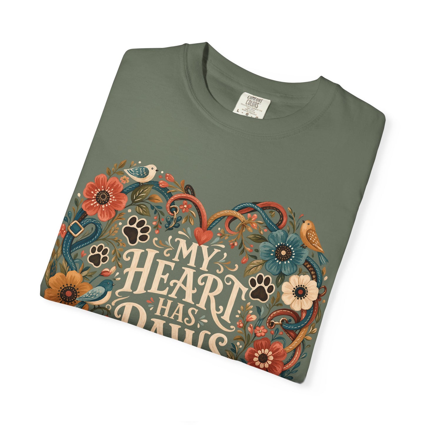 My Heart Has Paws — Cute Pet Lover T-Shirt
