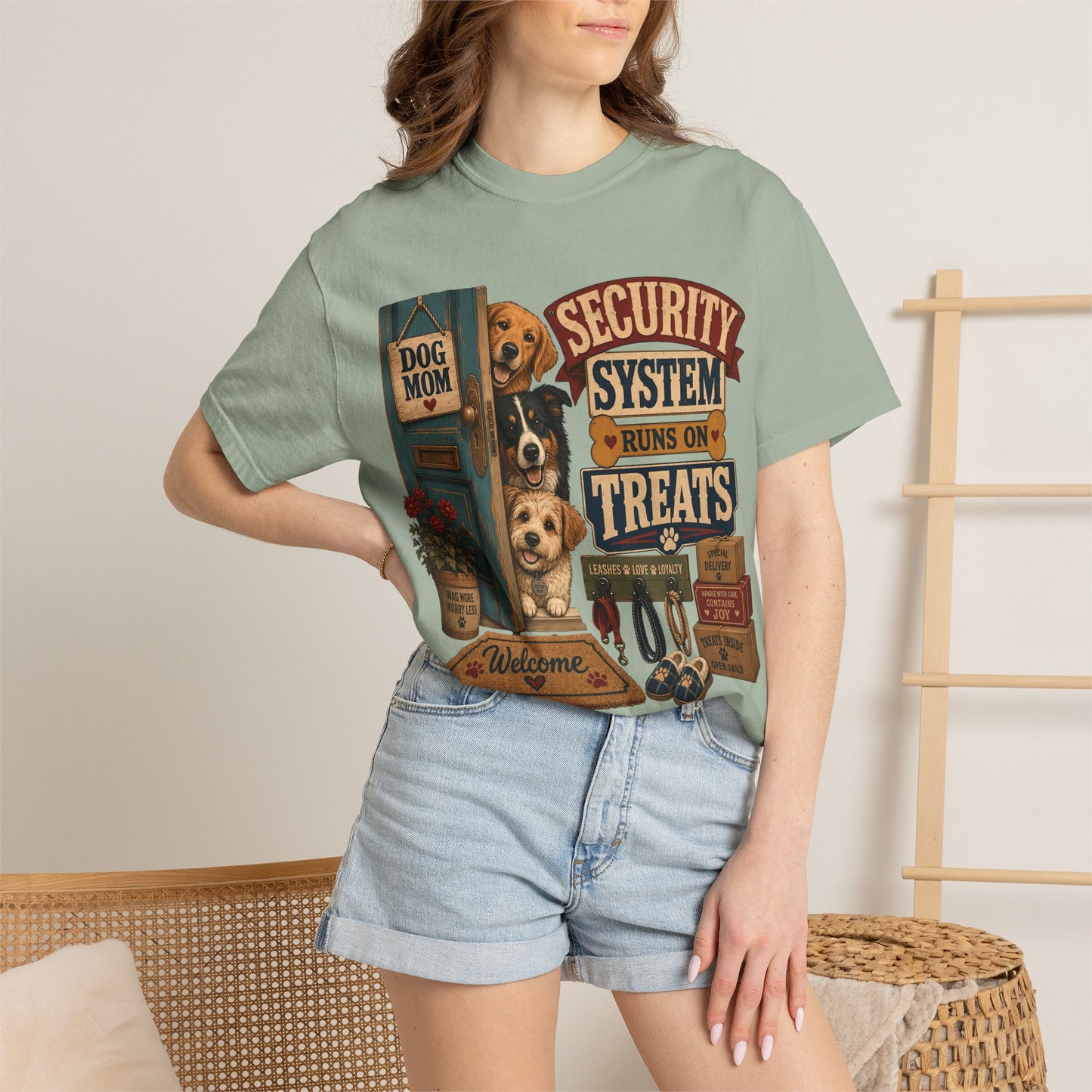Security System Runs on Treats  — Cute Pet Lover T-Shirt
