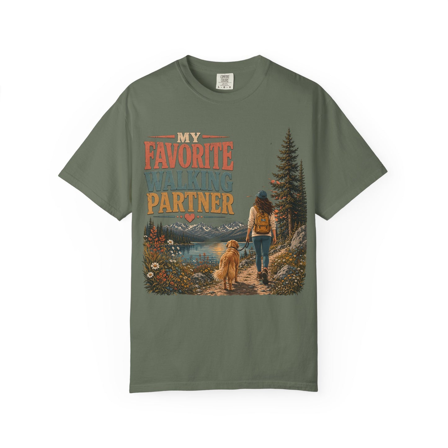 My Favorite Walking Partner — Cute Pet Lover T-Shirt