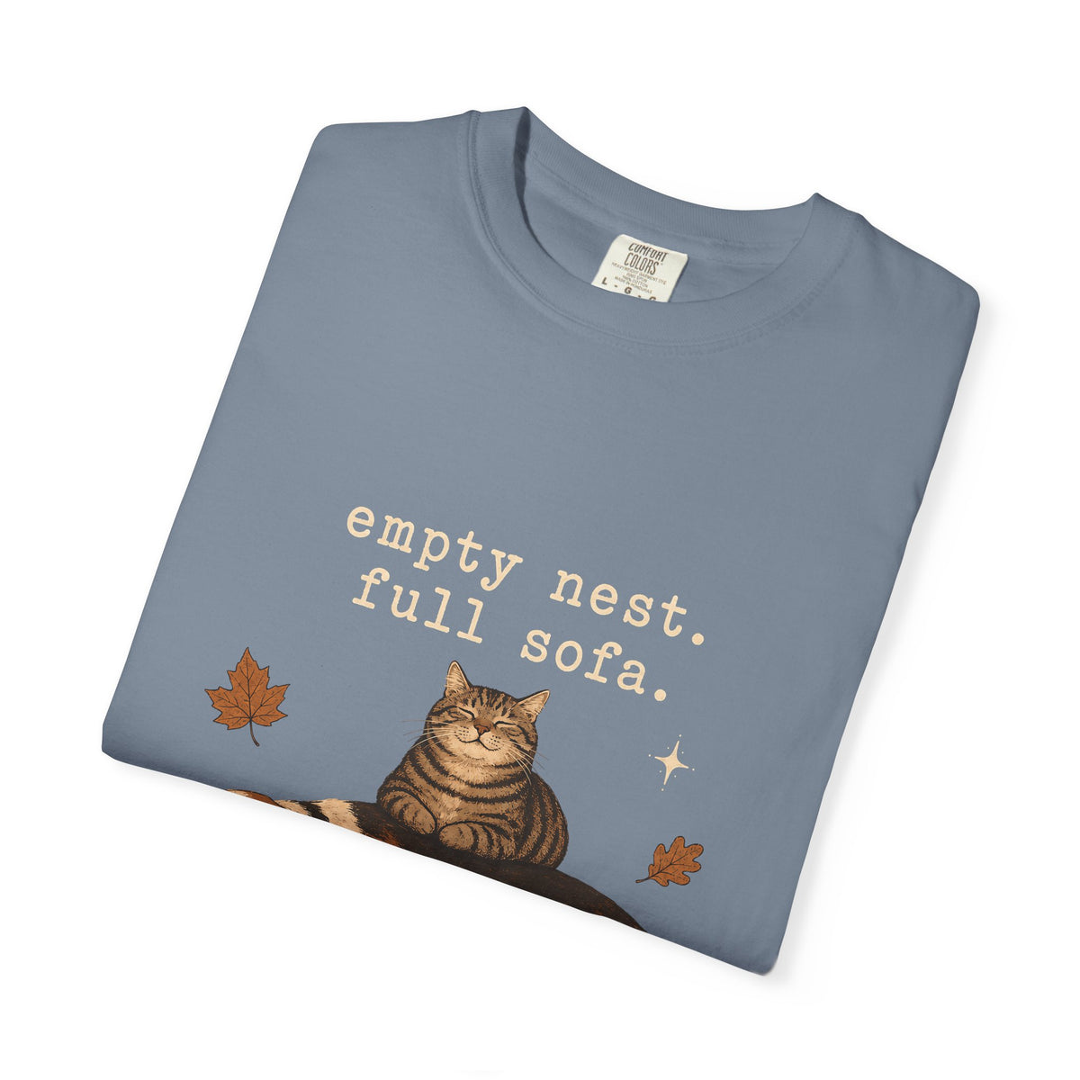Empty Nest Full Sofa T-Shirt – Funny Empty Nester Dog & Cat Parent T-Shirt