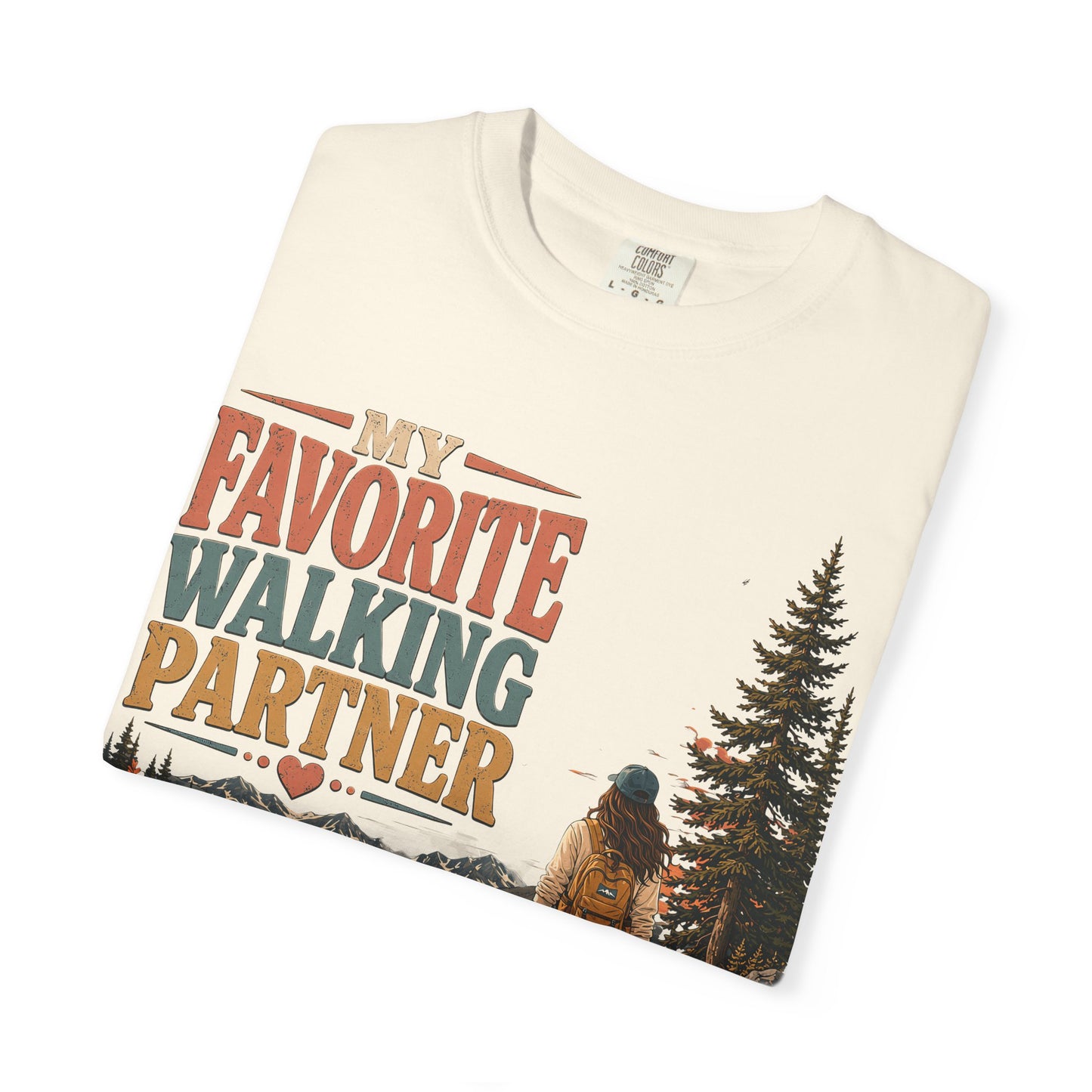 My Favorite Walking Partner — Cute Pet Lover T-Shirt