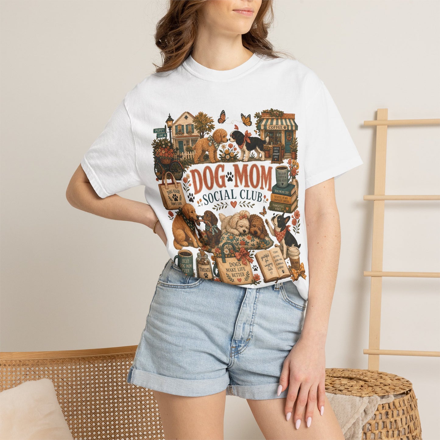 Dog Mom Social Club T-Shirt Dog Mom