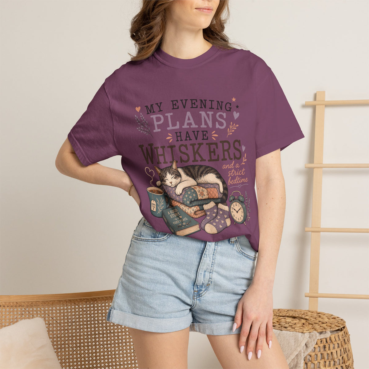 My Evening Plans Have Whiskers T-Shirt